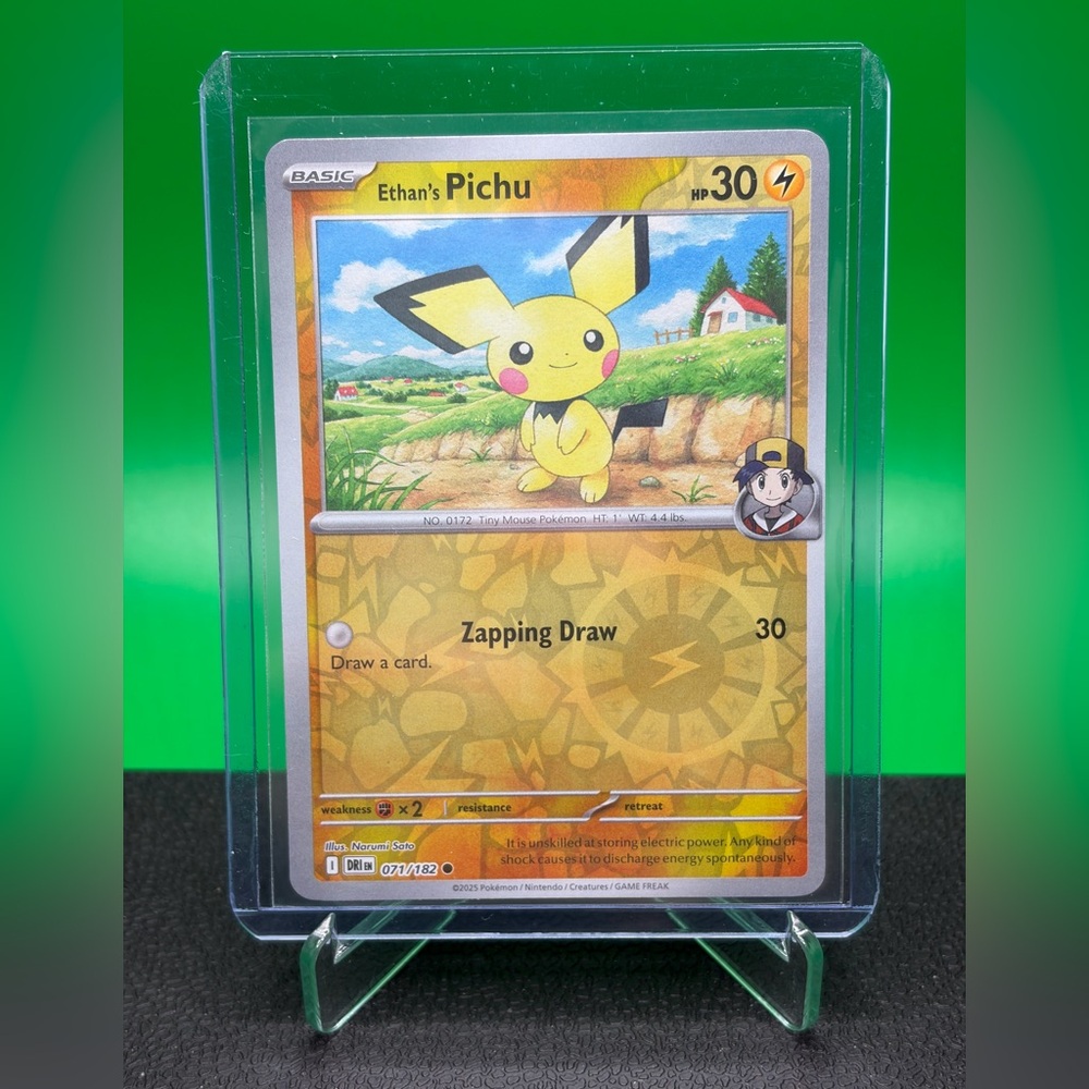 Ethan's Pichu Pokémon Card